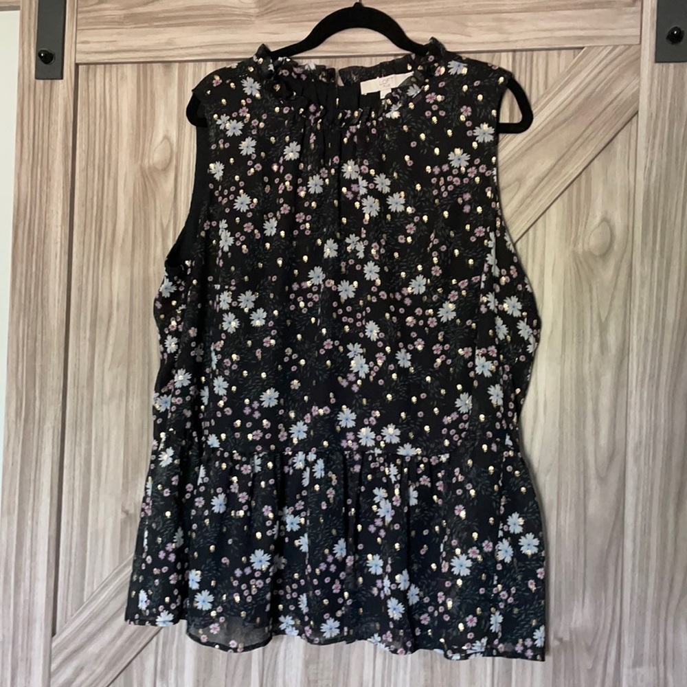 18plus loft loose peplum top